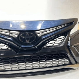 2021-2024 TOYOTA CAMRY FRONT BUMPER COVER & GRILLE MOLDING BLUE 221 OEM