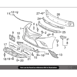 FRONT BUMPER FOAM ENERGY IMPACT ABSORBER Toyota Camry XSE 2018-2023