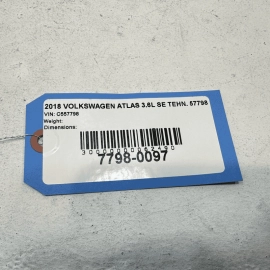 2018-2023 VOLKSWAGEN ATLAS ROOF OVERHEAD HEADLINER TRIM COVER OEM