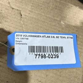 2018-2024 Volkswagen Atlas Spare Donut Tire Wheel Rim R17 165/80 OEM