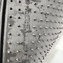 2018-2019 Volkswagen Atlas Monster Mats With Atlas Logo Set of 5 Pcs OEM