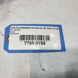 2018 Volkswagen Atlas SE 3.6L Engine Bay Room Main Wire Harness w/Fuse Box OEM