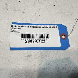 2011-2022  Jeep Grand Cherokee Rear 2nd Row Floor Carpet Cover OEM