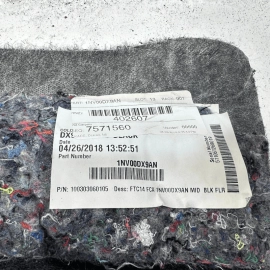 2011-2022  Jeep Grand Cherokee Rear 2nd Row Floor Carpet Cover OEM