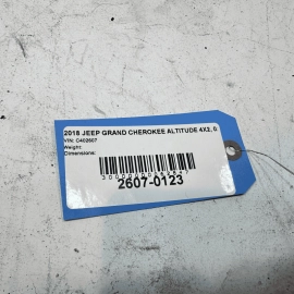 2016-2022 Jeep Grand Cherokee Front Passenger Side Interior Floor Carpet OEM