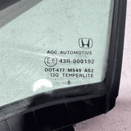 2016-2022 HONDA PILOT DOOR WINDOW CORNER GLASS FRONT LEFT DRIVER SIDE OEM
