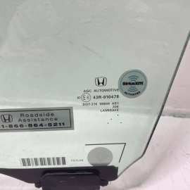 HONDA PILOT  2016-2021 FRONT LEFT DRIVER SIDE DOOR WINDOW GLASS OEM