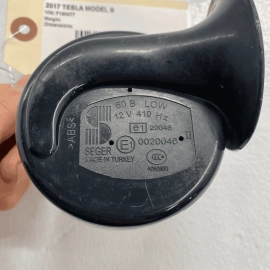 2012 - 2021 Tesla Model S Right Passenger Side Low Tone Horn Signal OEM 410
