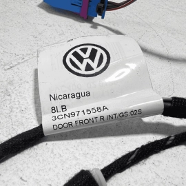 2018-2021 Volkswagen Atlas SE Front Passenger Side Door Wire Wiring Harness OEM