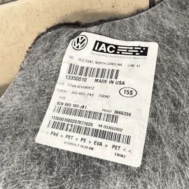 2018-2023 VOLKSWAGEN ATLAS FRONT INTERIOR FLOOR CARPET COVER LINER MAT OEM 2018-2023 VOLKSWAGEN ATLAS FRONT INTERIOR FLOOR CARPET COVER LINER MAT OEM