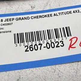JEEP GRAND CHEROKEE 2011-2021 FRONT OR REAR LEFT EXTERIOR DOOR HANDLE BASE OEM