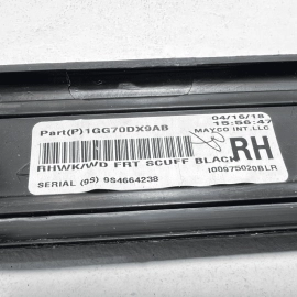 11-21 JEEP GRAND CHEROKEE 3.6L FRONT PASSENGER DOOR SILL SCUFF PLATE PANEL OEM