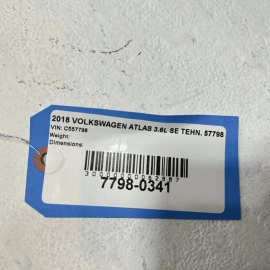 VOLKSWAGEN ATLAS 2018-2020 FRONT WINDSHIELD WINDOW GLASS OEM