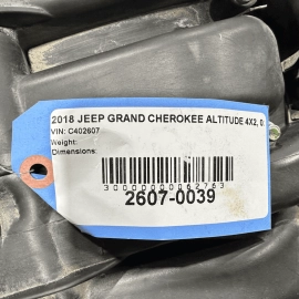 JEEP GRAND CHEROKEE 2018 Durango 3.6L ENGINE MOTOR ASSEMBLED OEM = 99K MILES =