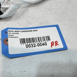 2019-2023 Jeep Cherokee Rear Right Passenger Door Wiring Harness OEM