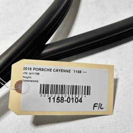 2011-2018 PORSCHE CAYENNE FRONT LEFT DRIVER SIDE DOOR BODY WEATHERSTRIP SEAL OEM
