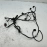 2019 INFINITI Q50 REAR BUMPER PARKING HARNESS  W/O SENSORS OEM