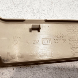 2014-16 MERCEDES E350 W212 REAR DRIVER DOOR MOLDING TRIM COVER CAP BEIGE OEM