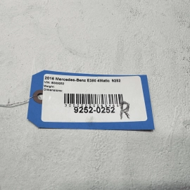2010-2016 MERCEDES E350 W212 SEDAN REAR BUMPER REINFORCEMENT IMPACT BAR BEAM OEM