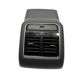2016-2019 VOLKSWAGEN PASSAT CENTER CONSOLE REAR TRIM PANEL BLACK W/ USB PORT OEM
