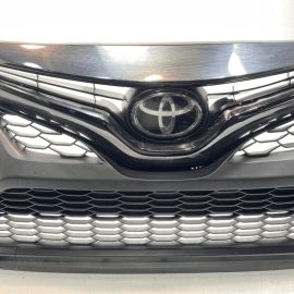 2021-2024 TOYOTA CAMRY FRONT BUMPER COVER & GRILLE MOLDING BLACK 218 OEM