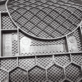 2010-2016 MERCEDES E350 W212 CENTER DASHBOARD SPEAKER COVER TRIM OEM