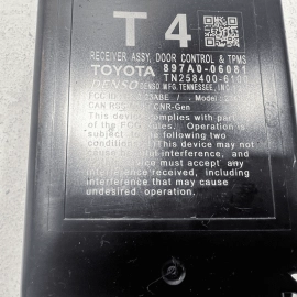 2018-2024 TOYOTA CAMRY SE 2.5L REAR DOOR AND TPMS CONTROL MODULE OEM