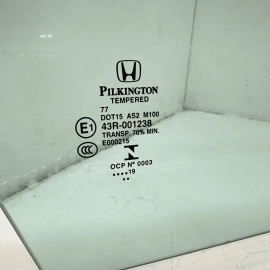 Honda Civic Front Right Passenger Side Door Window Glass 2016-2021 OEM
