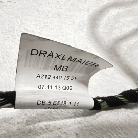 2010-2016 MERCEDES E350 W212 FRONT LEFT DRIVER DOOR ELECTRICAL WIRE HARNESS OEM