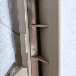 2014-2016 MERCEDES W212 E350 FRONT LEFT DRIVER SIDE SUNSHADE GUIDE RAIL TRIM OEM