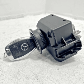 2010-2016 MERCEDES E350 W212 IGNITION START STOP SWITCH BUTTON W/ KEY OEM
