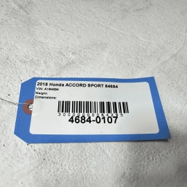 2018-2022 HONDA ACCORD  SPORT FRONT INTERIOR FLOOR CARPET COVER LINE OEM