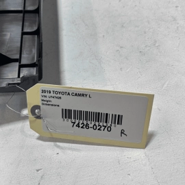 2018-2023 TOYOTA CAMRY REAR RIGHT PASSENGER SEAT LATCH LOCK TRIM COVER PANEL OEM 2018-2023 TOYOTA CAMRY REAR RIGHT PASSENGER SEAT LATCH LOCK TRIM COVER PANEL OEM