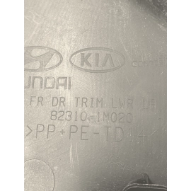 10-13 Kia Forte Sedan Front Left Driver Door Trim Panel Black Leather OEM ????