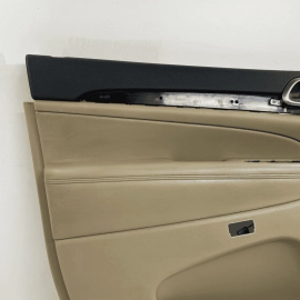 2014-16 JEEP GRAND CHEROKEE FRONT LEFT DRIVER INTERIOR DOOR PANEL TRIM OEM BEIGE