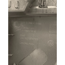 GENUINE 18-21 VW ATLAS FRONT LEFT SIDE INTERIOR DOOR PANEL TRIM COVER OEM BLACK