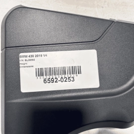 2019 BMW 430I XDrive MUDGUARD CONTROL UNIT BOX COVER OEM