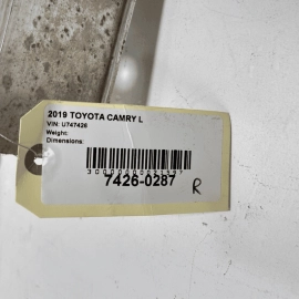 2018-2023 TOYOTA CAMRY REAR BUMPER REINFORCEMENT IMPACT BAR ABSORBER OEM 2019 20