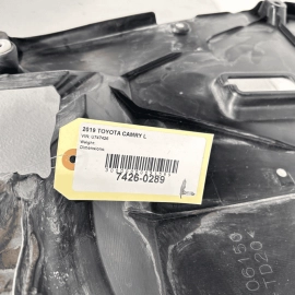 2018-2023 TOYOTA CAMRY REAR LEFT DRIVER FLOOR SPLASH SHIELD GUARD MUD FLAP OEM