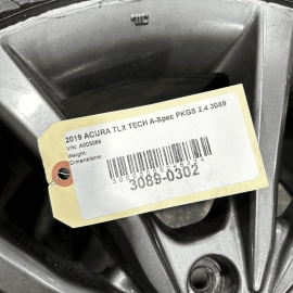 Acura TLX 2018-2020 Wheel Alloy Rim W/TPMS 19Х8J & Tire 245/40/R19 Gray OEM 1PCS