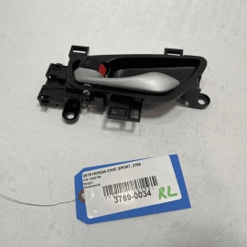 HONDA CIVIC FRONT OR REAR DRIVER INTERIOR DOOR PULL HANDLE INNER  2016-2021 OEM HONDA CIVIC FRONT OR REAR DRIVER INTERIOR DOOR PULL HANDLE INNER  2016-2021 OEM
