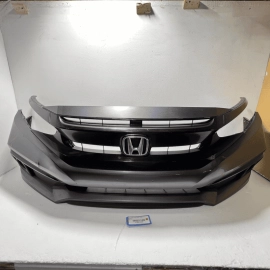 2019-2021 HONDA CIVIC SPORT FRONT BUMPER COVER W/ FOG LIGHTS NH797M OEM