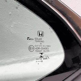HONDA ACCORD 2018-2022 REAR LEFT DRIVER SIDE QUARTER WINDOW GLASS OEM