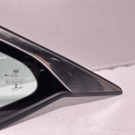 HONDA ACCORD 2018-2022 REAR LEFT DRIVER SIDE QUARTER WINDOW GLASS OEM