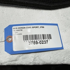 2017-2021 HONDA CIVIC FRONT & REAR FLOOR CARPET LINER COVER MAT SET OF 4 OEM