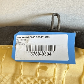 2016 - 2021 HONDA CIVIC SEDAN REAR LOWER SEAT CUSHION OEM