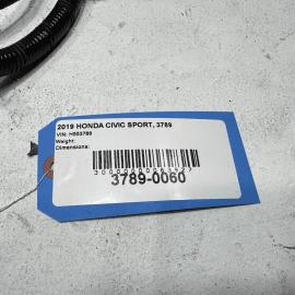 2019 Honda Civic 2.0L Sport Sedan  Interior Floor & Trunk  Wire Harness OEM