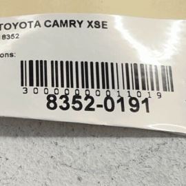 TOYOTA CAMRY XSE 2015-2021 REAR DRIVER OR PASSENGER SIDE DOOR WINDOW SWITCH TOYOTA CAMRY XSE 2015-2021 REAR DRIVER OR PASSENGER SIDE DOOR WINDOW SWITCH