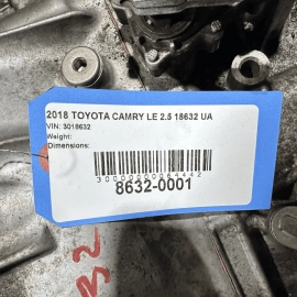 TOYOTA CAMRY 2.5L FWD AUTOMATIC TRANSMISSION TRANS ATM 8 SPEED OEM 2018 - 2024