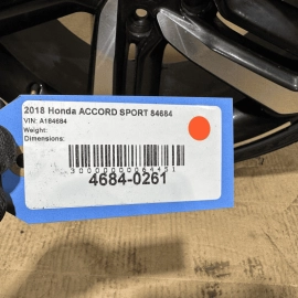 2019-2022 Honda Accord Wheel Rim w/Tires R19 x 8.5J 235/40